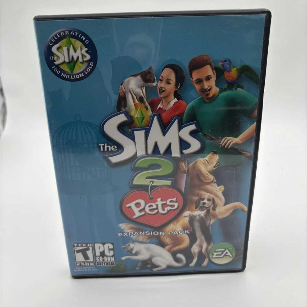 The Sims 2 Pets Expansion Pack - PC Game with Blue Cover